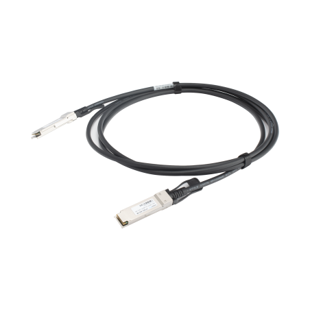 Cable DAC QSFP+ de 40 Gbps a 40 Gbps, Passive Direct Attach Copper TWinax Cable, Longitud: 3 metros