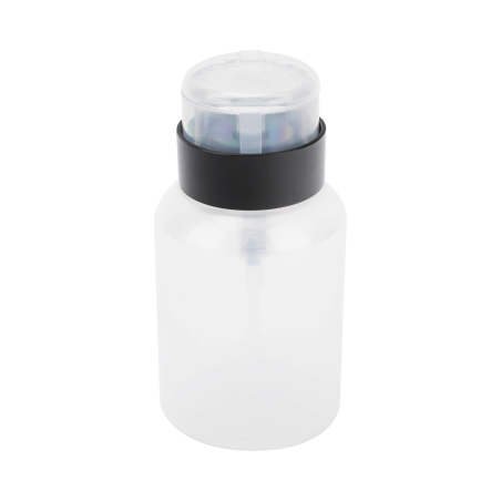 Botella Dispensadora de Alcohol, Capacidad 200 ml, Sistema de Bloqueo-Antiderrames, Ideal para Limpieza y Preparación de Fibra Ó