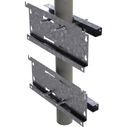 Herraje para Fijación a Pared, Torre o Poste compatible con LP-FORTE-1
