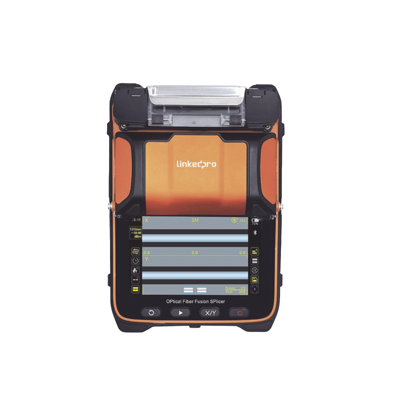 Fusionadora de Fibra Óptica MultiModo y MonoModo, 6 motores, Alineación por Núcleo, OPM + VFL, Capacitación básica virtual gratu