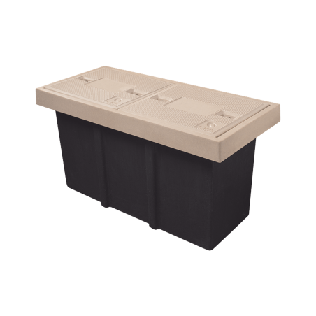 Registro de Telecomunicaciones L2T Ligero, 2 Tapas, Resistencia 2.5 Toneladas, Uso Peatonal