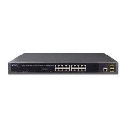Switch Administrable de 16 puertos 10/100/1000T + 2 puertos SFP 100/1000X