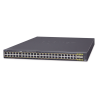 Switch Administrable de 48-Puertos 10/100/1000T 802.3at PoE + 4-Puertos 100/1000BASE-X SFP, 440W