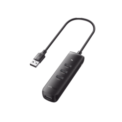 HUB USB-A 3.0 4 en 1, 4 Puertos USB-A 3.0 (5Gbps), Cable de 25 cm, Ind