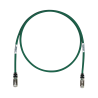 Patch Cord Cat6A, Blindado S/FTP, CM/LS0H, 17ft, Color Verde