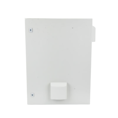 Gabinete Ventilado de Acero IP55 Uso en Exterior (400 x 600 x 250 mm) con Placa Trasera Interior Metálica y Compuerta Inferior A