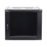 Gabinete PRECISION, Con Puerta de Cristal Templado, de 19in, 9UR, 450mm de Profundidad, Color Negro