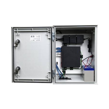 KIT de Gabinete de Poliéster (300 x 400 x 200 mm) + Controlador de Car