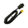 Cable adaptador Ethernet redondo color amarillo a RJ45 Macho