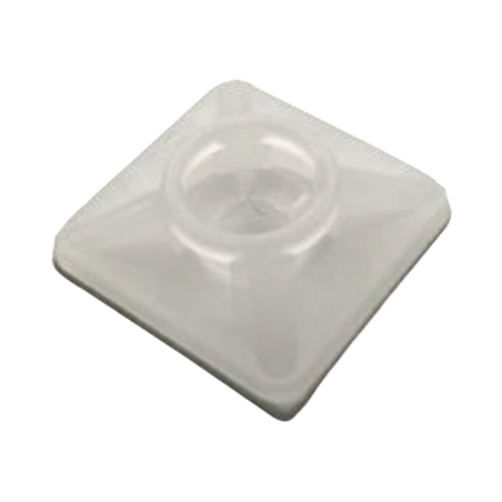 Base Autoadherible para Cinchos Práctica y Eficiente para la Organización y Fijación de Cables, Fabricada en Nylon Resistente y