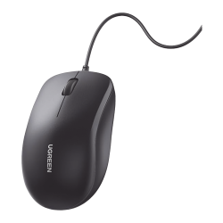 Mouse Óptico USB, Cable USB de 1.5 metros, 3 Botones, 1200DPI, Diseño 