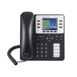 Teléfono IP Empresarial de 3 Líneas con 4 teclas de función, 8 teclas de extensión BLF y conferencia de 4 Vías. PoE