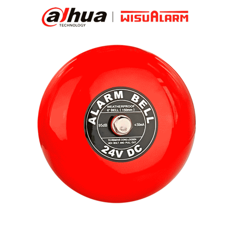 Campana de Alarma de incendio ofrece una instalación fácil, fabricada en aluminio resistente, emitiendo un sonido potente y clar