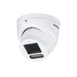 Cámara IP domo exterior 5 MP, Smart IR y Luz Blanca 30mts, WDR Pro, Le
