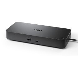 Smart hub DELL WD25, Alámbrico, USB 3.2 Gen 2 (3.1 Gen 2) Type-C, 100 W, 10,100,1000,2500 Mbit/s, Negro, 6144 x 3456 Pixeles