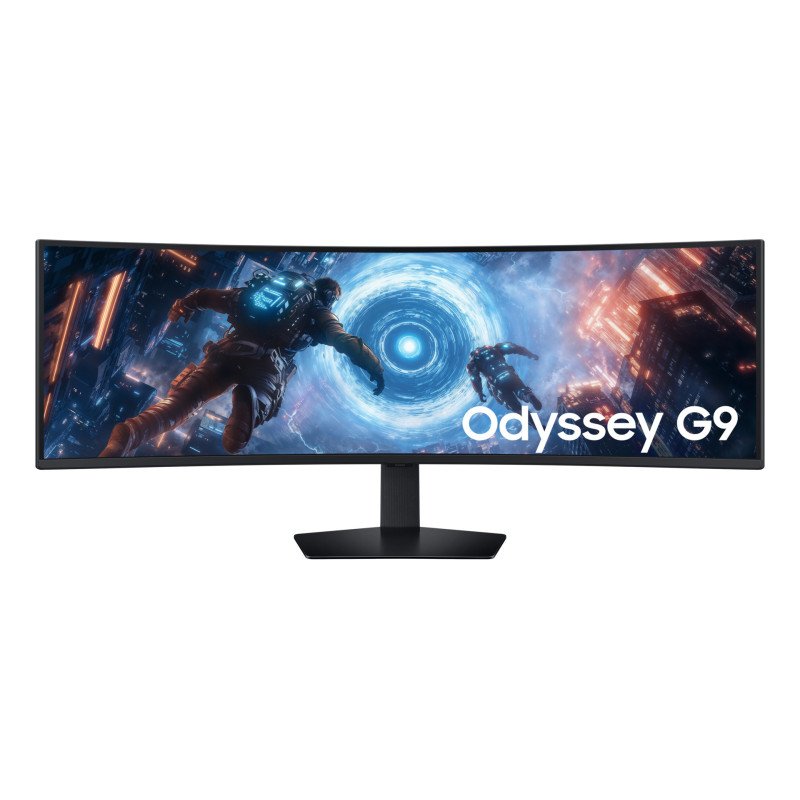 Monitor Samsung Odyssey, 49 pulgadas VA, G9 G91F, DQHD 5120 x 1440, 144 hz, 1000R, HDR10+ Gaming Monitor Samsung Odyssey, 49 pulgadas VA, G9 G91F, DQHD 5120 x 1440, 144 hz, 1000R, HDR10+ Gaming