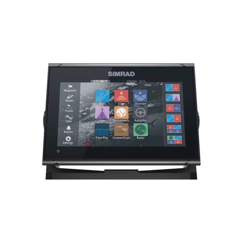 GO9 pantalla de navegación de 9" touch screen multi-funcional para radar, fishfinder, y control automático de navegación. GO9 pantalla de navegación de 9" touch screen multi-funcional para radar, fishfinder, y control automático de navegación.