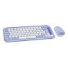 Teclado/mouse Logitech pop icon inalámbrico bluetooth easy-switch lila