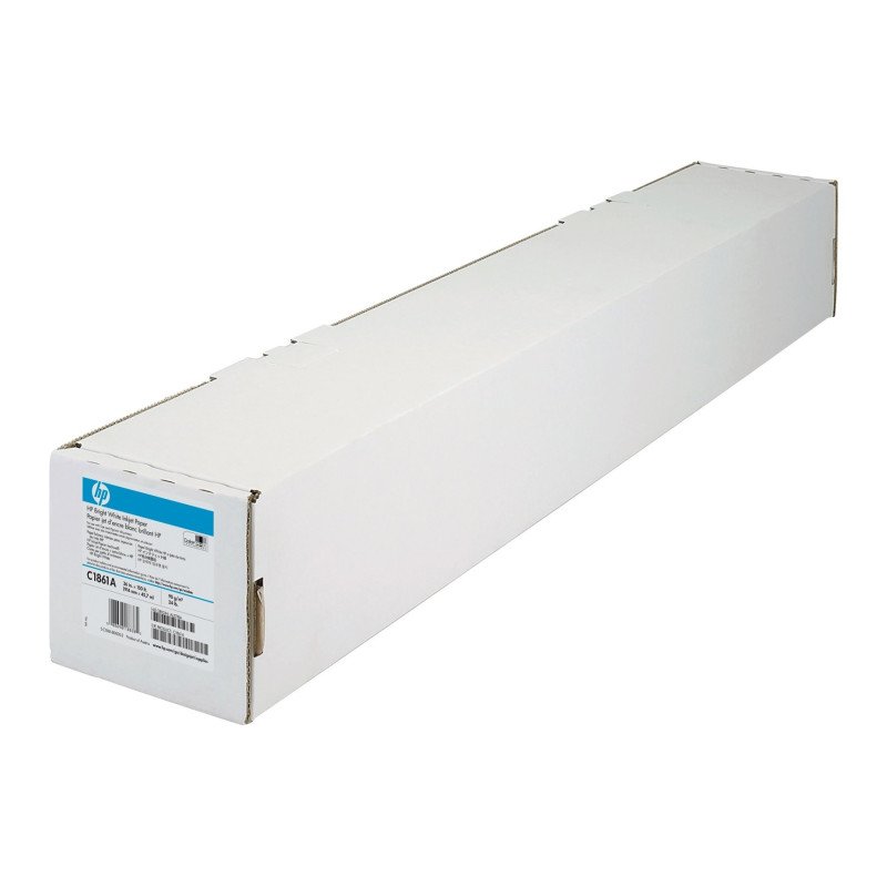 Papel blanco Mate para plotter, HP C6810A, 91.4 m, 91.4 cm, 119 microm, 90 g/m²
