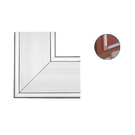 Accesorio en L de aluminio, compatible con canaleta INKA100