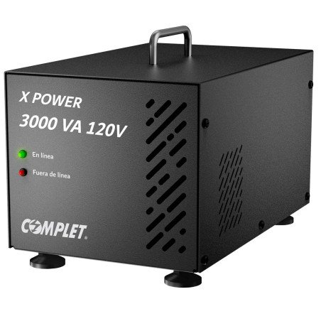 Regulador electrónico marca Complet modelo X-POWER DE 2500VA/2500W A 1
