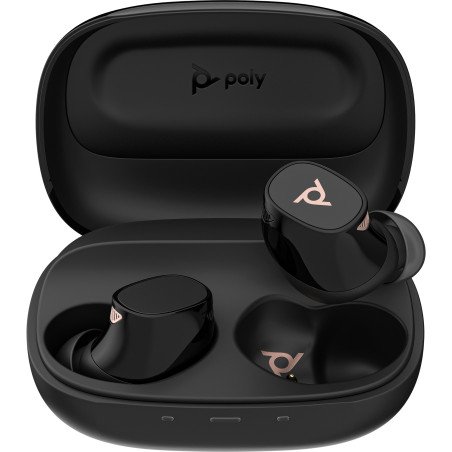 Chícharos POLY Voyager Free 20 Black Earbuds +Basic Charge Case