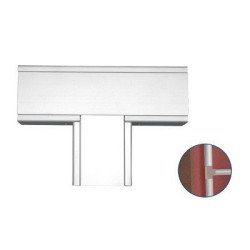 Accesorio en T de Aluminio, para canaleta INKA151