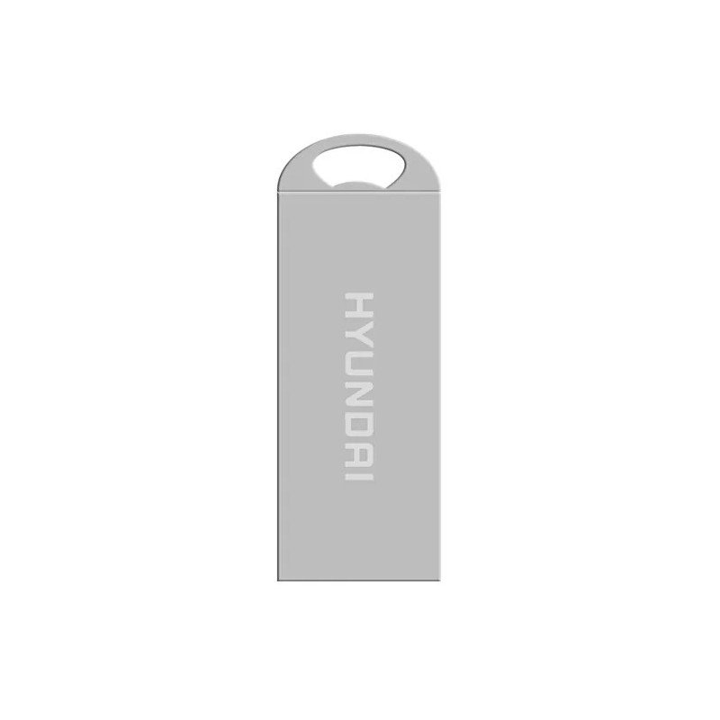 Memoria USB HYUNDAI U2BK/8 - Plata, 8 GB, USB 2.0 Memoria USB HYUNDAI U2BK/8 - Plata, 8 GB, USB 2.0