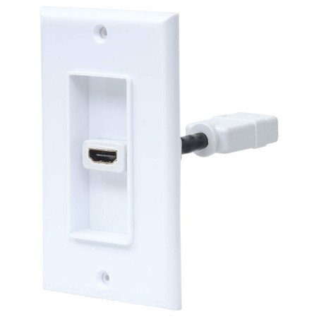 Jack HDMI Manhattan blanco faceplate con 1 puerto