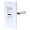 Jack HDMI Manhattan blanco faceplate con 1 puerto