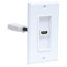 Jack HDMI Manhattan blanco faceplate con 1 puerto
