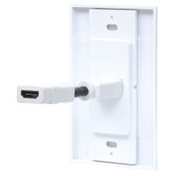 Jack HDMI Manhattan blanco faceplate con 1 puerto