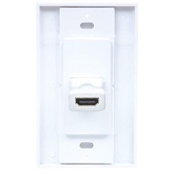 Jack HDMI Manhattan blanco faceplate con 1 puerto