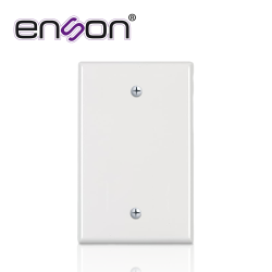 Tapa ciega para cajas rectangulares estándar compatible con cajas Thorsman Enson ens-948 blanco incluye tornillos.