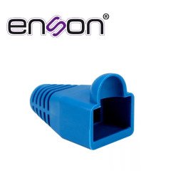 Bota plástica azul Enson capuchón para protección de plug RJ45 para ca