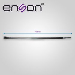 Cincho de nylon Enson ens-ch190b color negro de 4.8 x 190mm de longitu