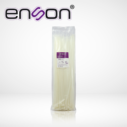cincho de nylon Enson ens-ch360w color natural de 4.8 x 360mm de longitud fuerza de tensión de hasta 22 kg