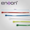 kit de cinchos de nylon ens-chkit2 de 500 piezas en 5 colores de 100mm, uso sugerido de pinaza tensora ens-tgun