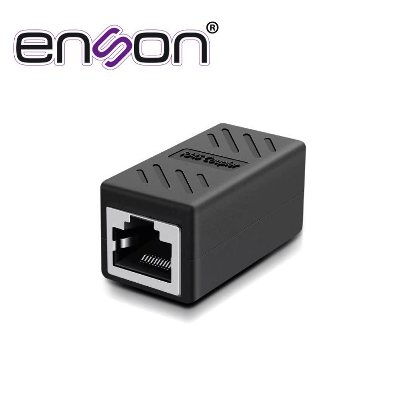 Cople RJ45 Enson ens-cop6r hembra- hembra RJ45 ideal para unir dos segmentos de cable UTP ya terminado