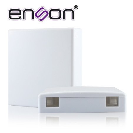 Caja terminal de fibra óptica roseta Enson ens-fo TB para dos acopladores SC, LC uso interior