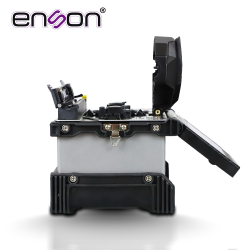Fusionadora de fibra óptica Enson ens-fs98 para fibra mono modo y multimodo empalme en 8 segundos pantalla LCD a color 4.3 pulga
