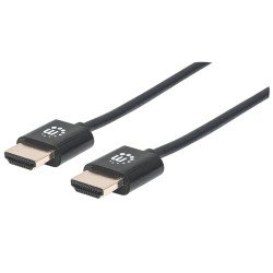Cable HDMI ultra delgado de alta velocidad con Ethernet