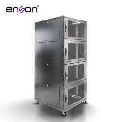 Gabinete de piso modular de acero Enson ens-rkgb42u8, 36ur en 4 módulo