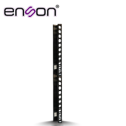 Organizador vertical Enson ens-vm25u para rack de 25ur con ventanas de acceso de cableado fabricado en metal tapa removible para