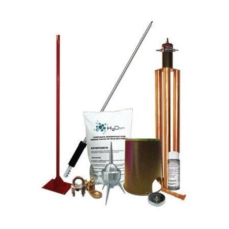 Kit Master con Pararrayos KDALU y Accesorios de Instalación.
