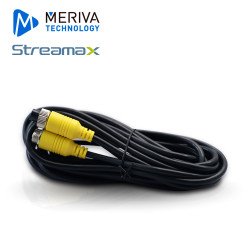 Cable tipo din de aviación 6 pines serie eco para dvrs móviles Meriva 