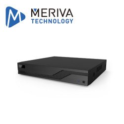NVR 4ch IP 6mp Meriva technology mnvr-1744-4p switch Poe integrado 4 puertos, onvif, salida 1HDMI + 1vga simultaneas, analíticas