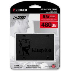 Unidad de estado sólido SSD Kingston A400 480GB 2.5 SATA3 7mm lect.500/escr.450mbs