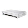 Switch CBS250 Administrable Smart Capa 3 Básica, 8 puertos Gigabit Ethernet, PoE+ con 120W totales, 2 Puertos SFP (2x1G), el sma