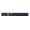 Concentrador ATEN US3344I,  4 x 4 USB 3.2 Gen 1, 5 Gbit/s, Negro, Metal